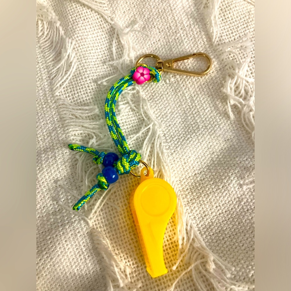 New Super Cute the Life Guard Whistle Safety Bag Charm